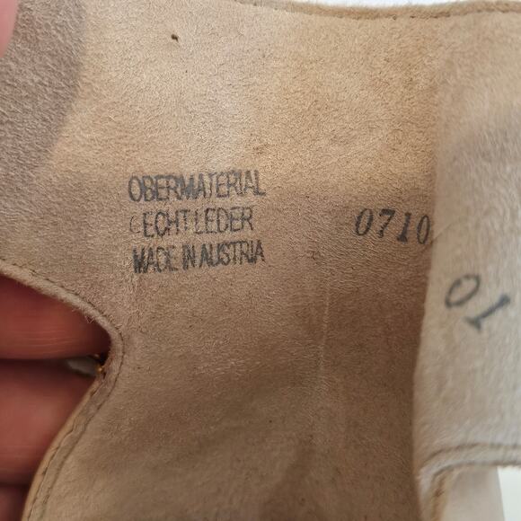 Paul Green Violet Sabina Combo Ankle Straps Heeled Sandals Women's Size 7.5 - Picture 10 of 15